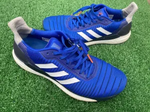 Adidas SolarGlide Blue / White UK Size 10.5 Mans Mens EU 45 Trainers Shoes