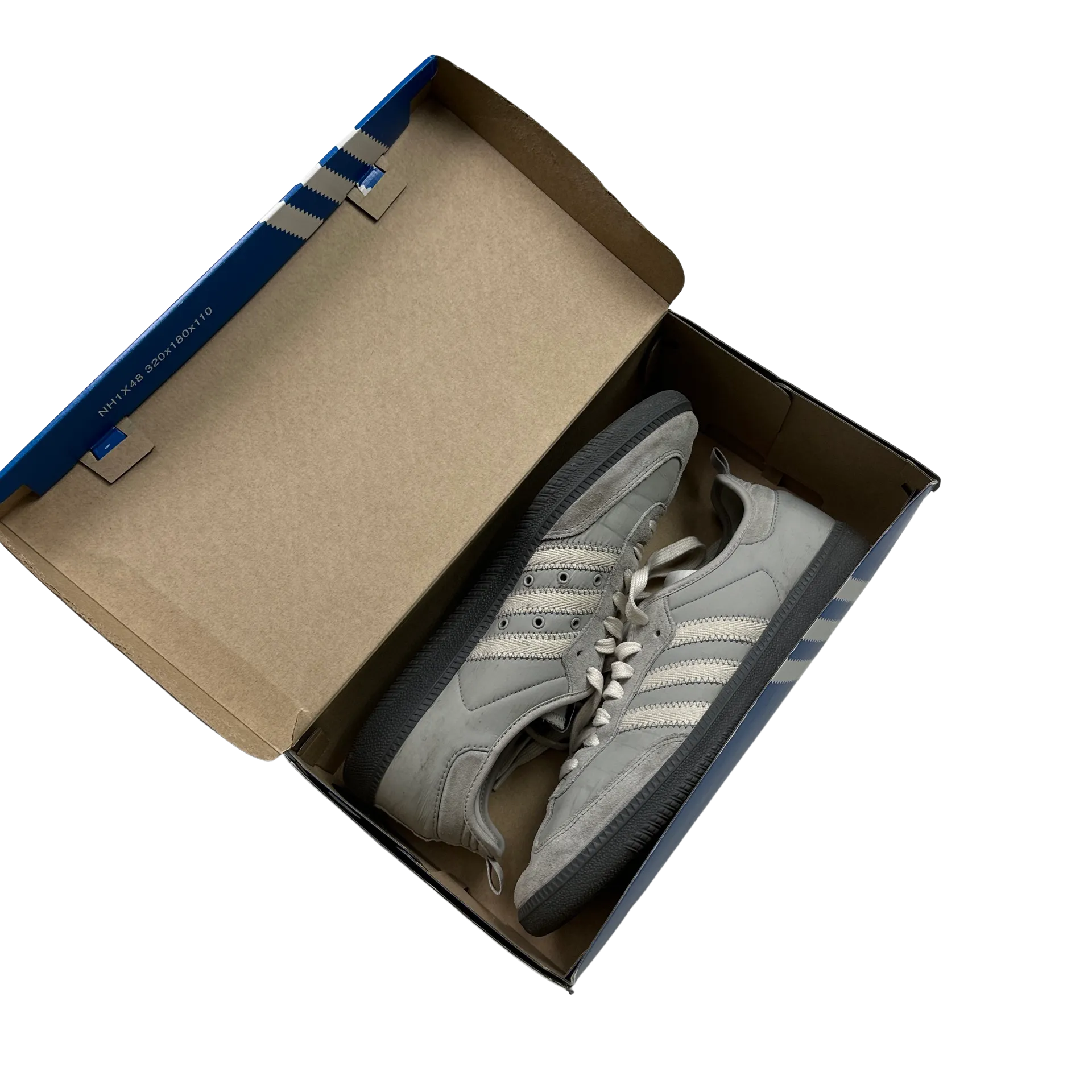 Adidas x CP Company Samba Grey Trainers - UK 10
