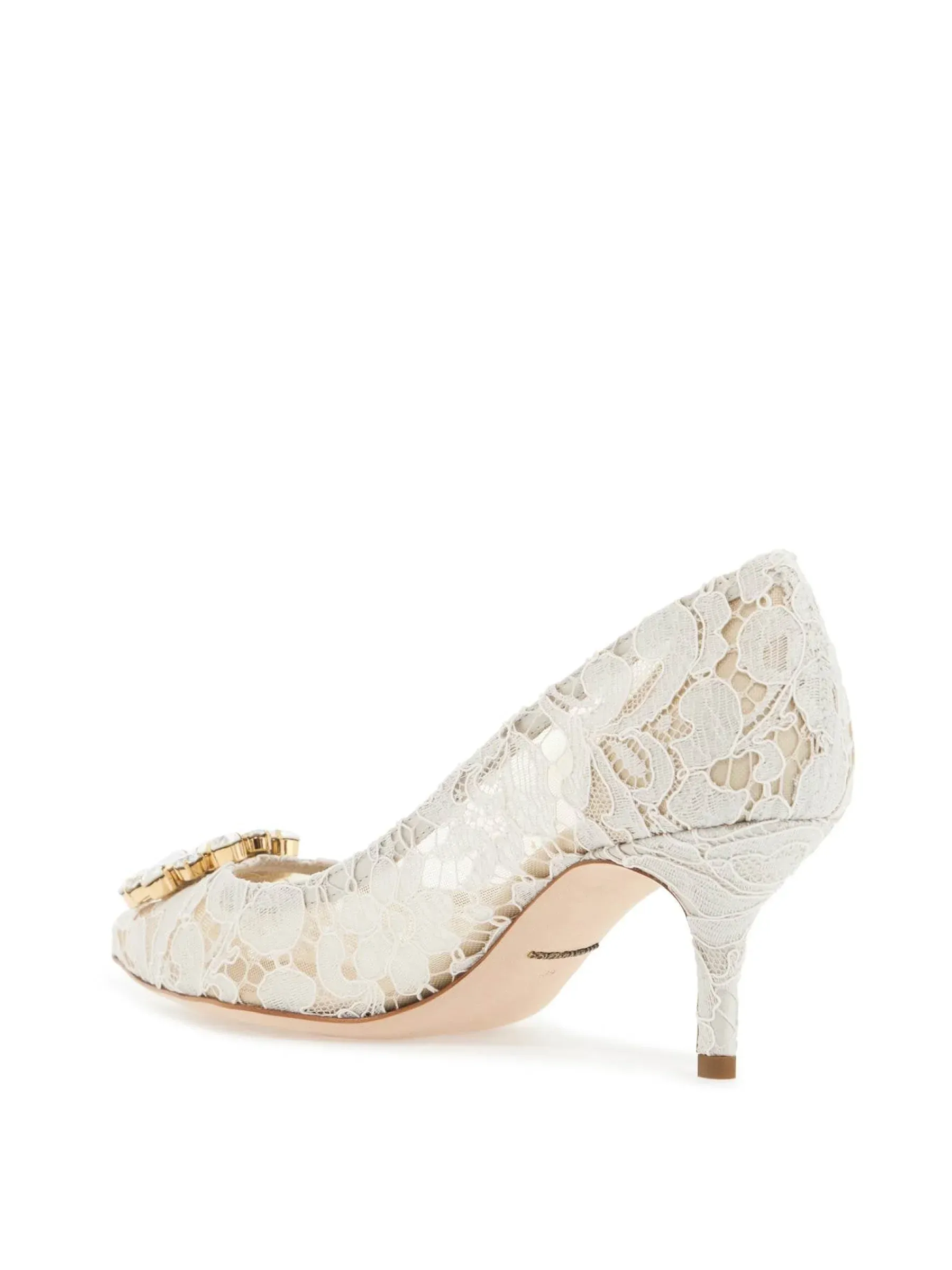 Bellucci Embellished Lace Pumps