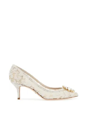 Bellucci Embellished Lace Pumps