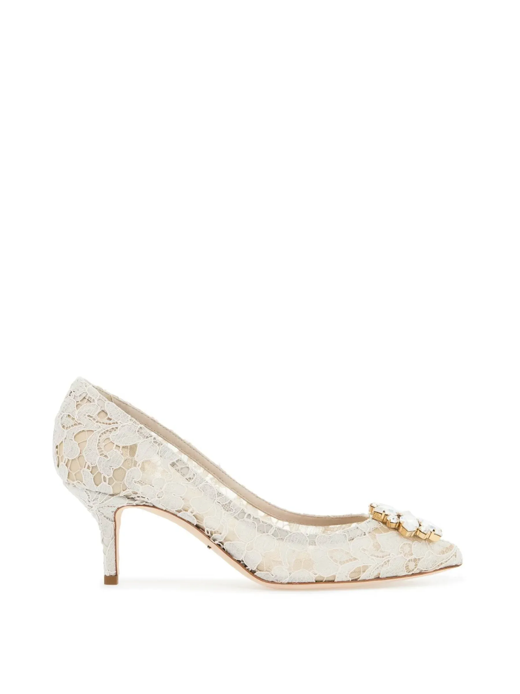 Bellucci Embellished Lace Pumps
