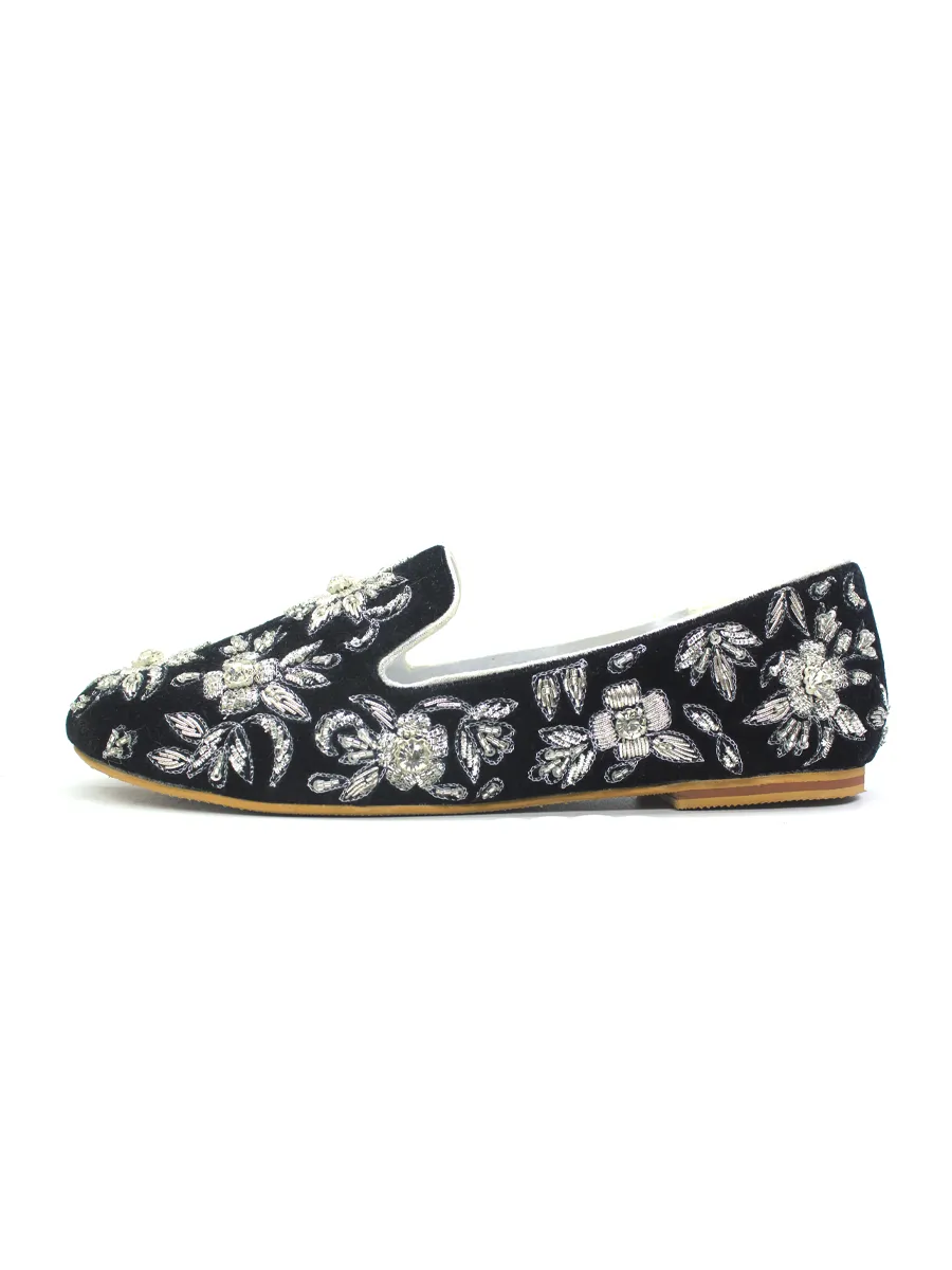 Black Fancy Winter Pumps