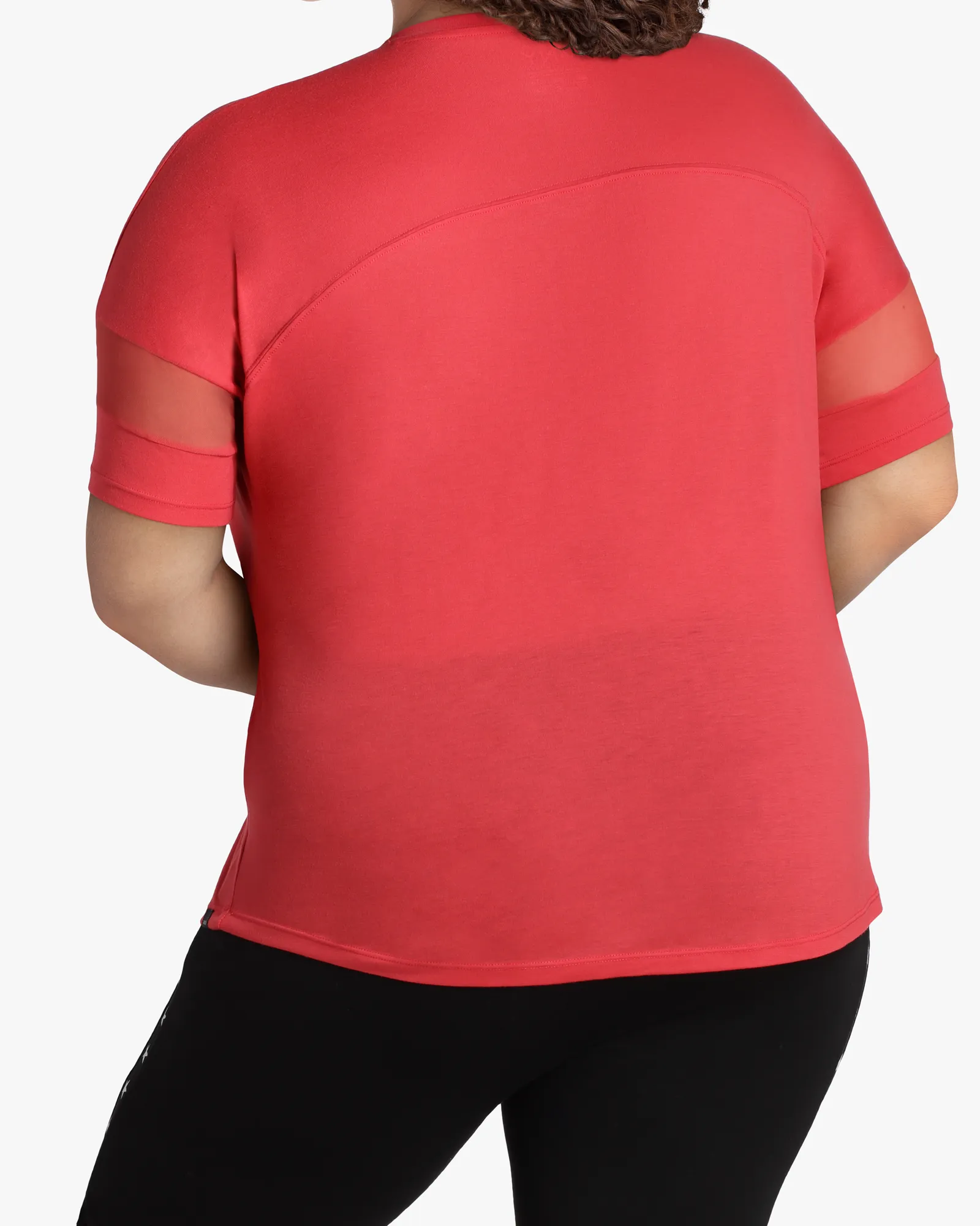 Blossom V-Neck Tee | Red