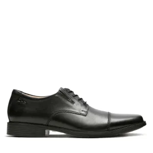 Clarks Mans Shoe Tilden Cap Black