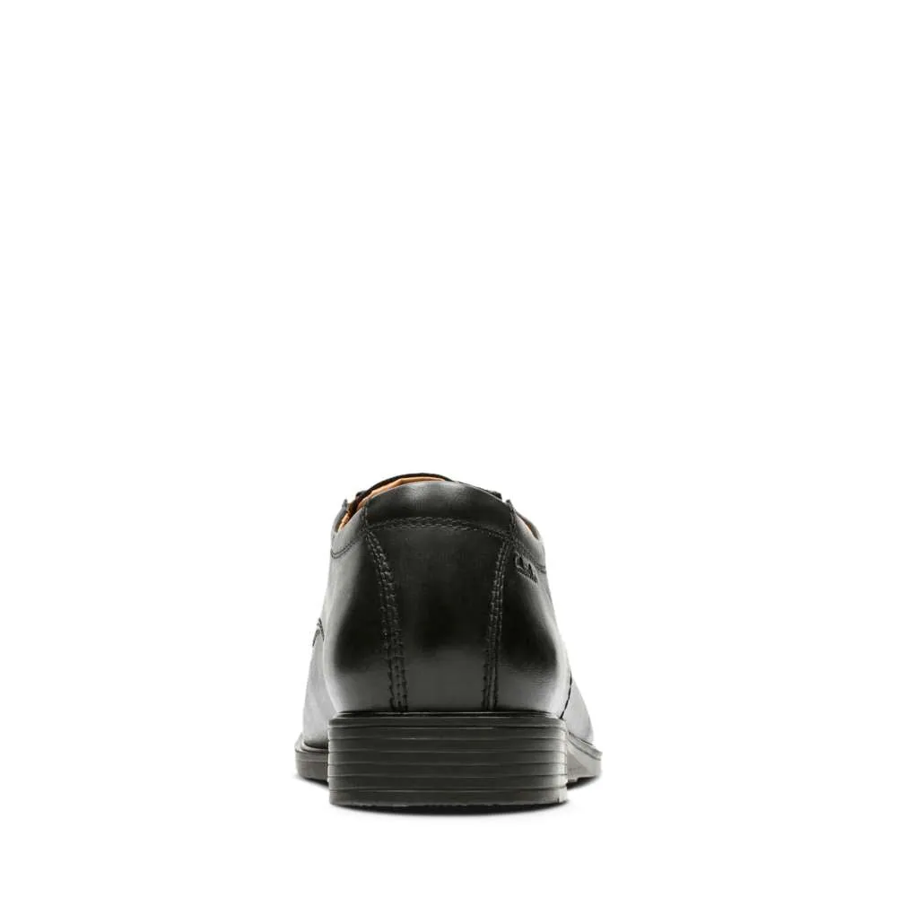 Clarks Mans Shoe Tilden Cap Black