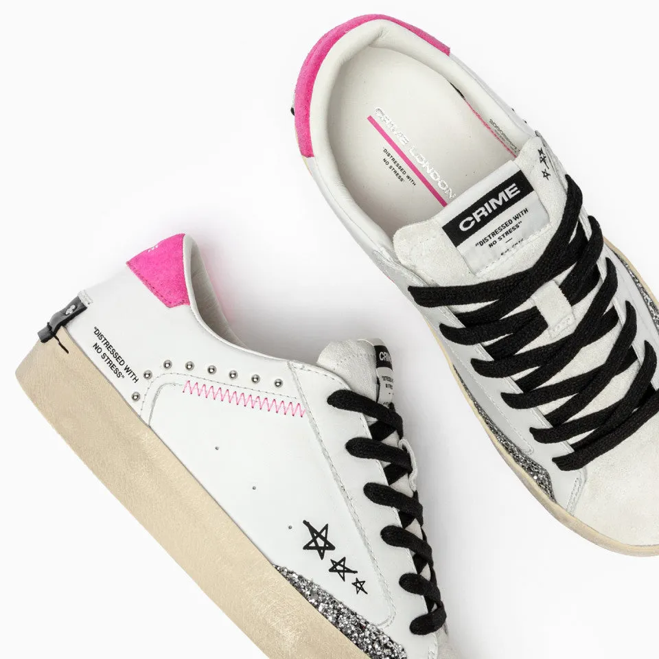 Crime London Distressed Pink Me Up