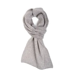 DARK AND LIGHT GREY NECK WARMER WITH MICRO PATTERN