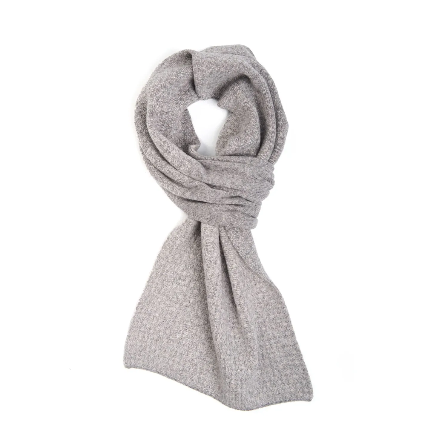 DARK AND LIGHT GREY NECK WARMER WITH MICRO PATTERN