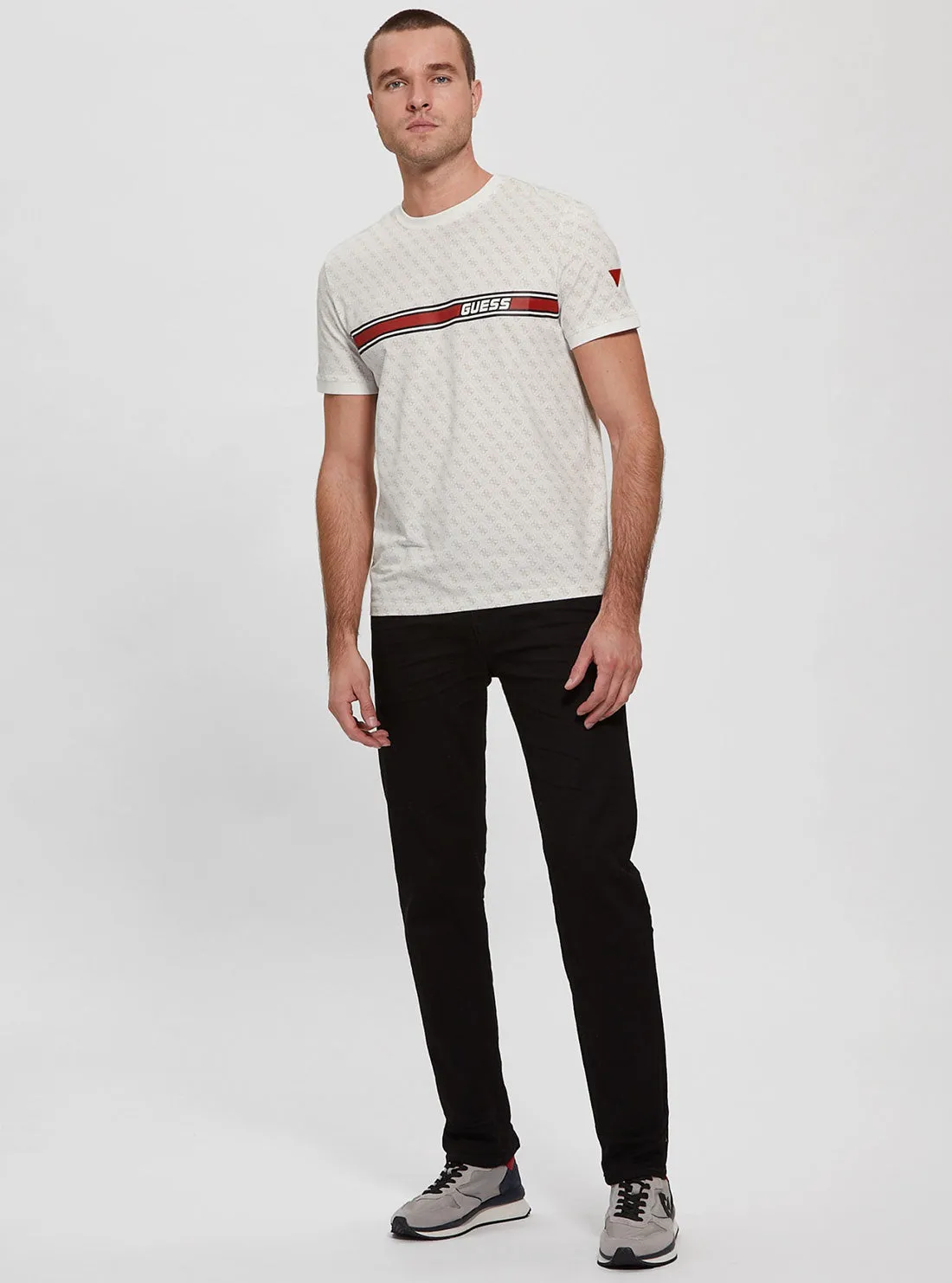 Eco White Logo Jamey Active T-Shirt