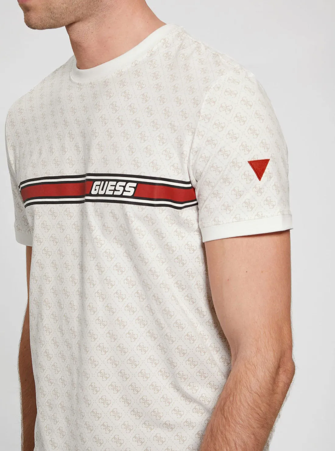 Eco White Logo Jamey Active T-Shirt