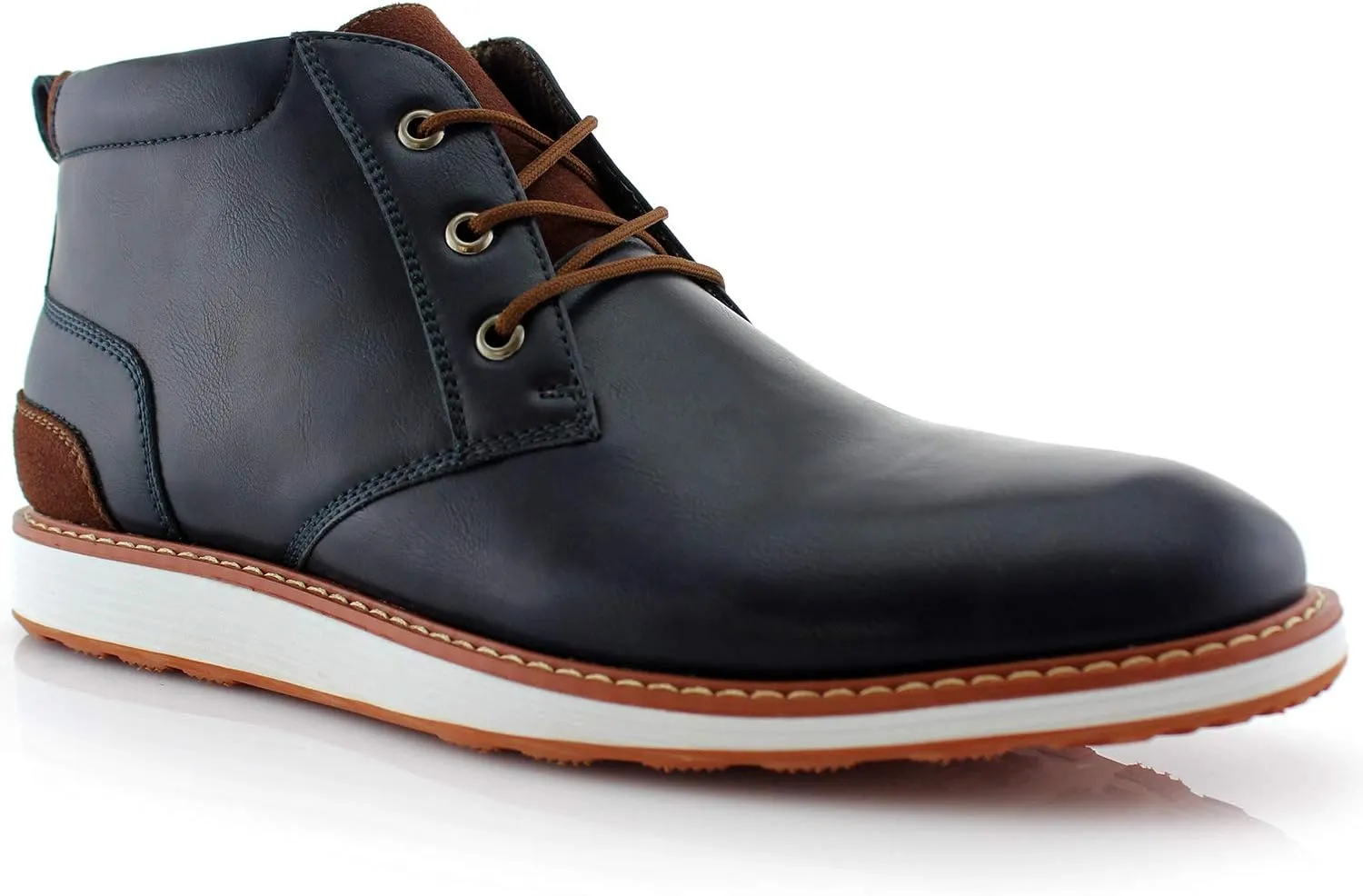 Ferro Aldo Mens Casual Mid-Top Desert Chukka Ankle Boots