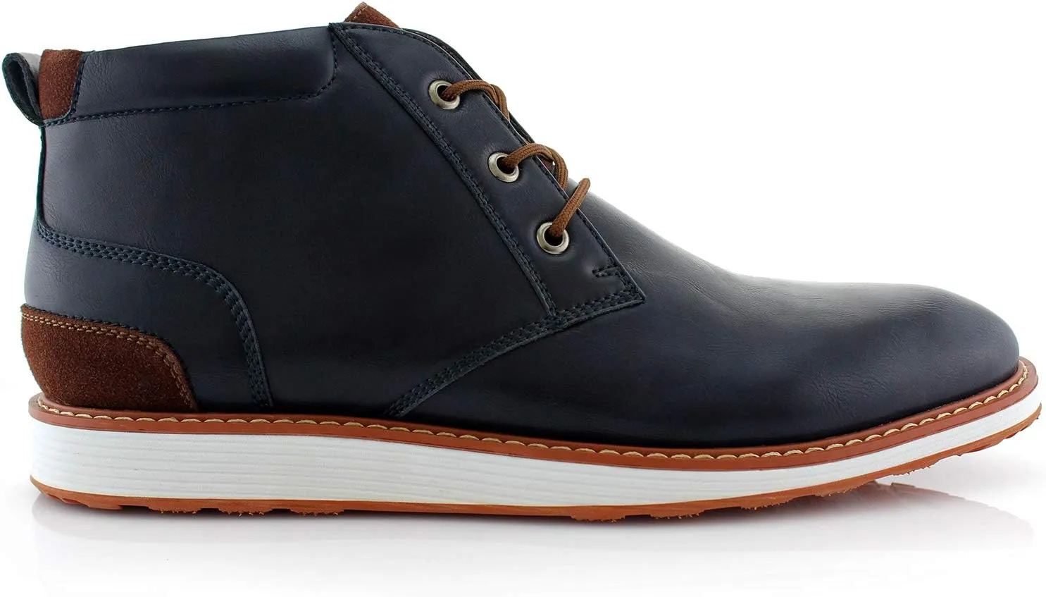 Ferro Aldo Mens Casual Mid-Top Desert Chukka Ankle Boots