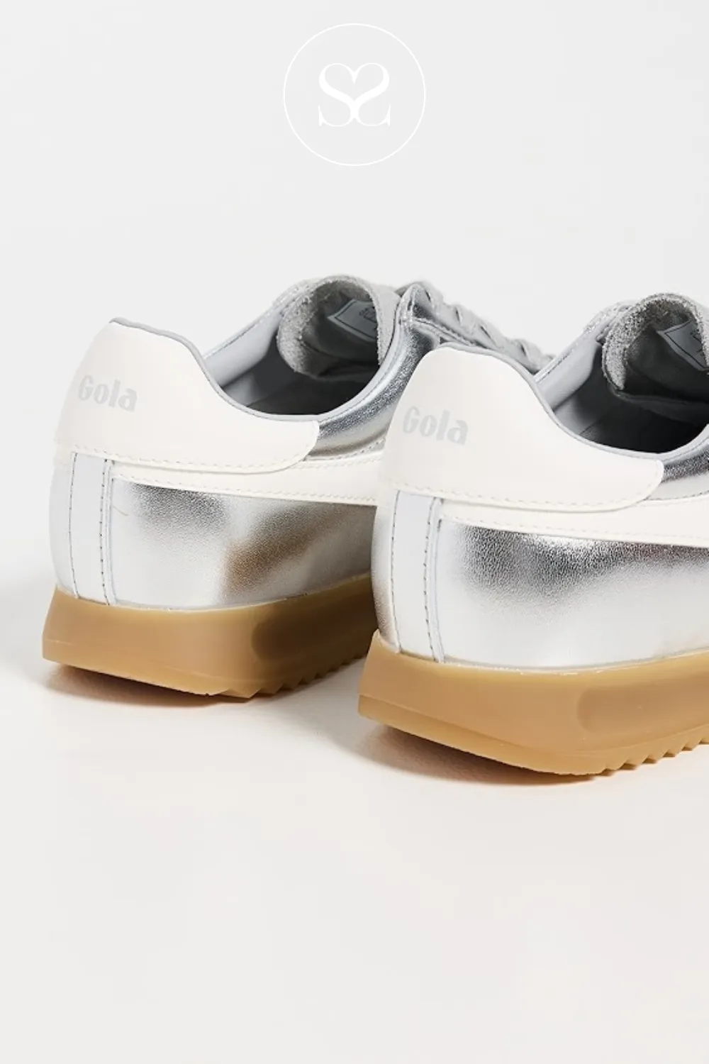GOLA TORPEDO GLIMMER CLB742JW SILVER/OFF WHITE TRAINERS
