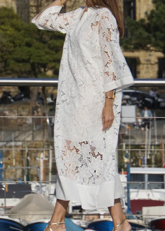 Grace | Modern Flowing Refined Lace Dress