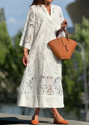 Grace | Modern Flowing Refined Lace Dress