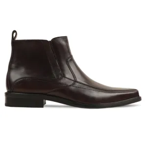 Handmade Customisable Leather Choclate Brown Chelsea Boots For Men