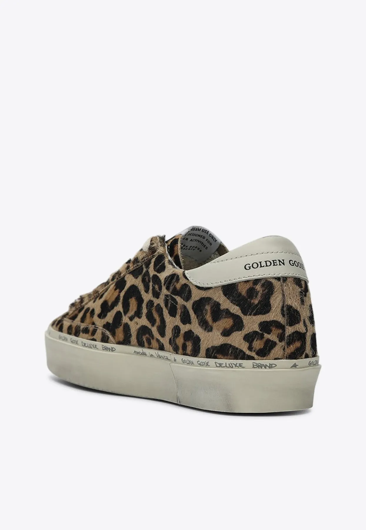 Hi-Star Leopard Print Low-Top Sneakers