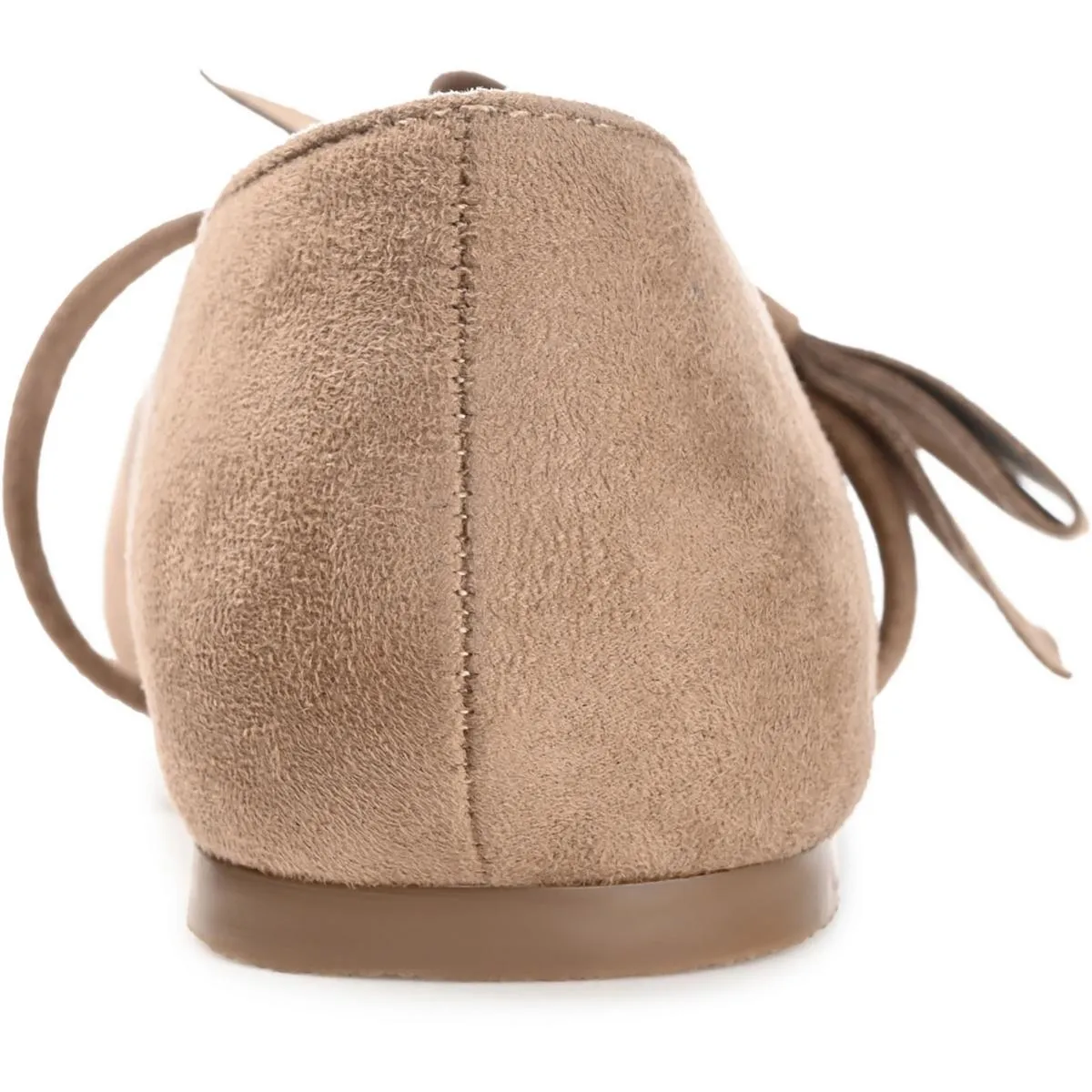Journee Collection Womens Aizlynn Faux Suede Bow Mary Janes