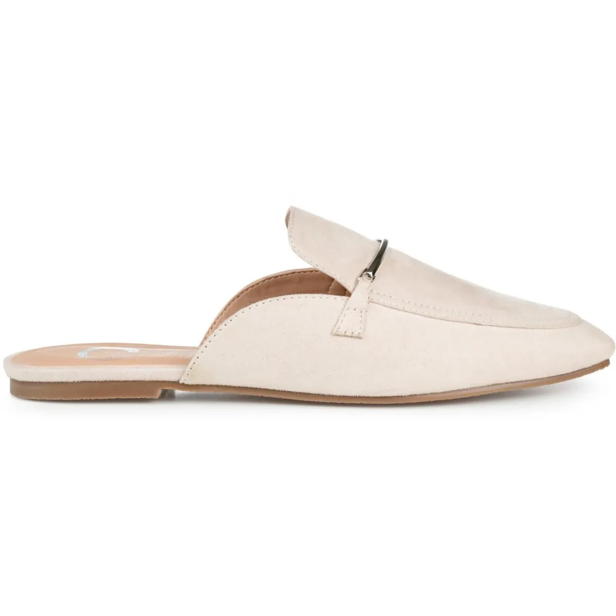 Journee Collection Womens Ameena Faux Suede Sling back Slingbacks