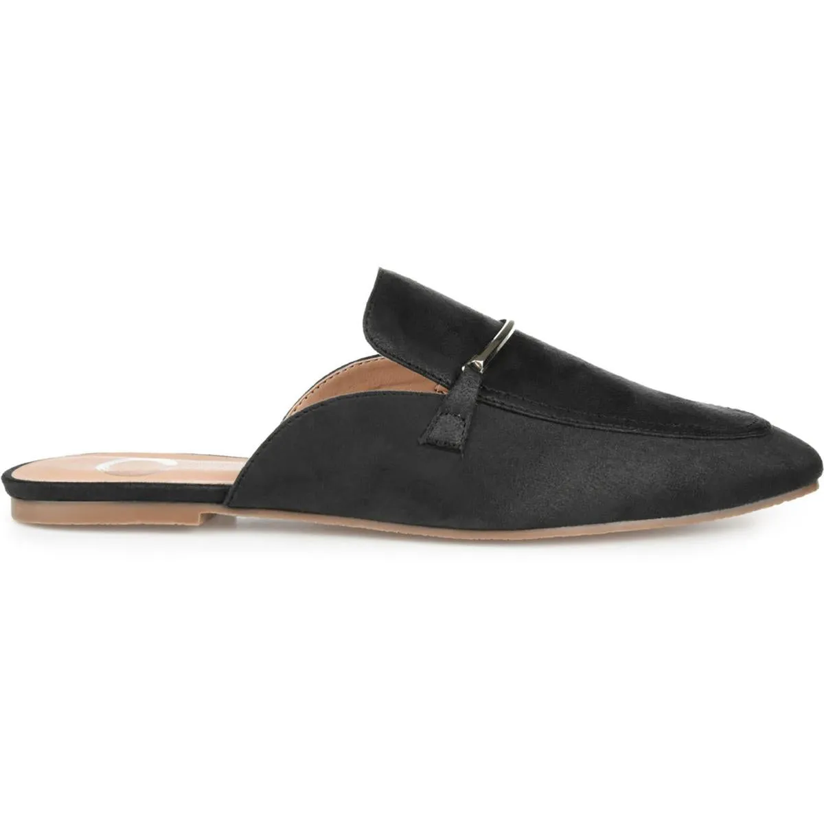Journee Collection Womens Ameena Faux Suede Sling back Slingbacks