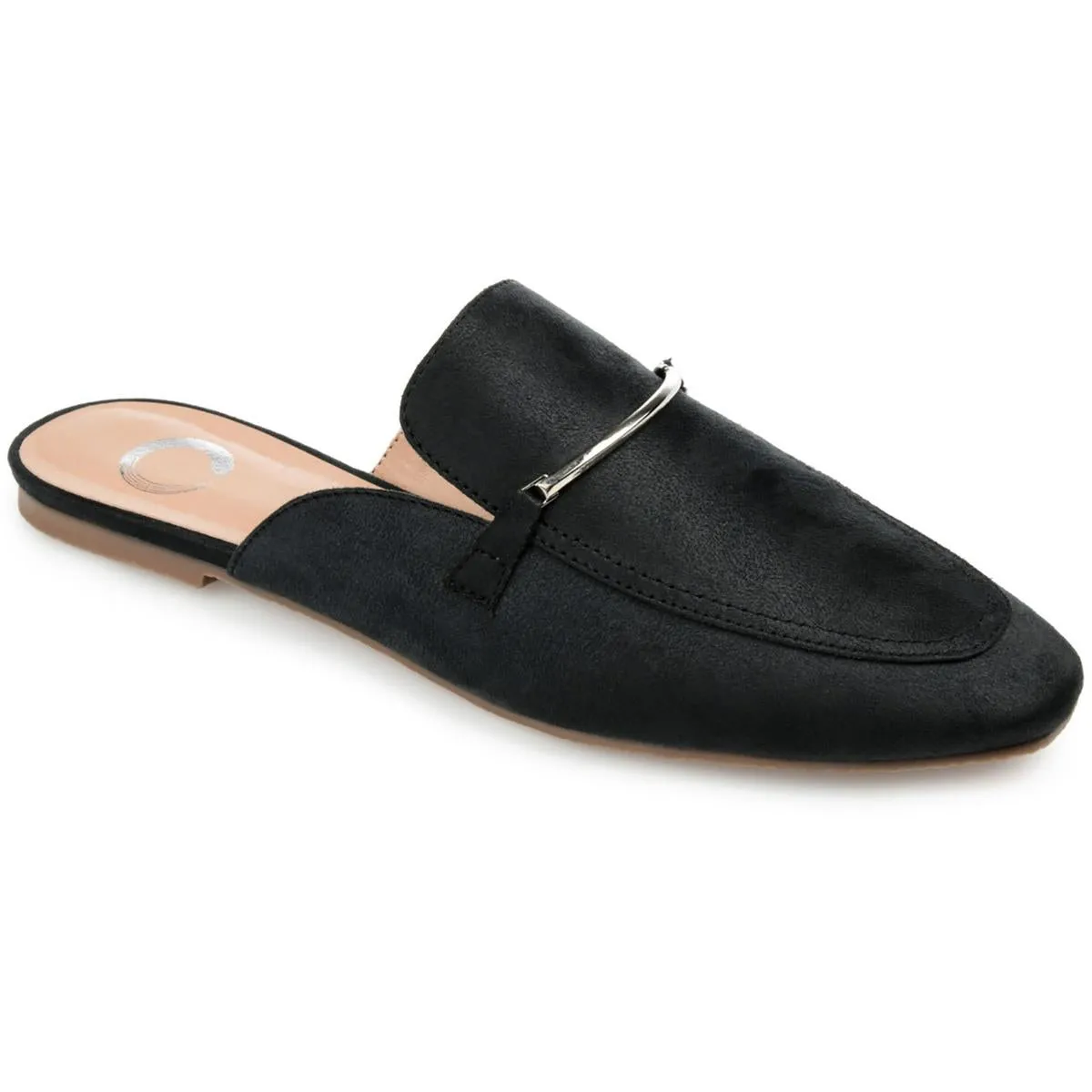 Journee Collection Womens Ameena Faux Suede Sling back Slingbacks