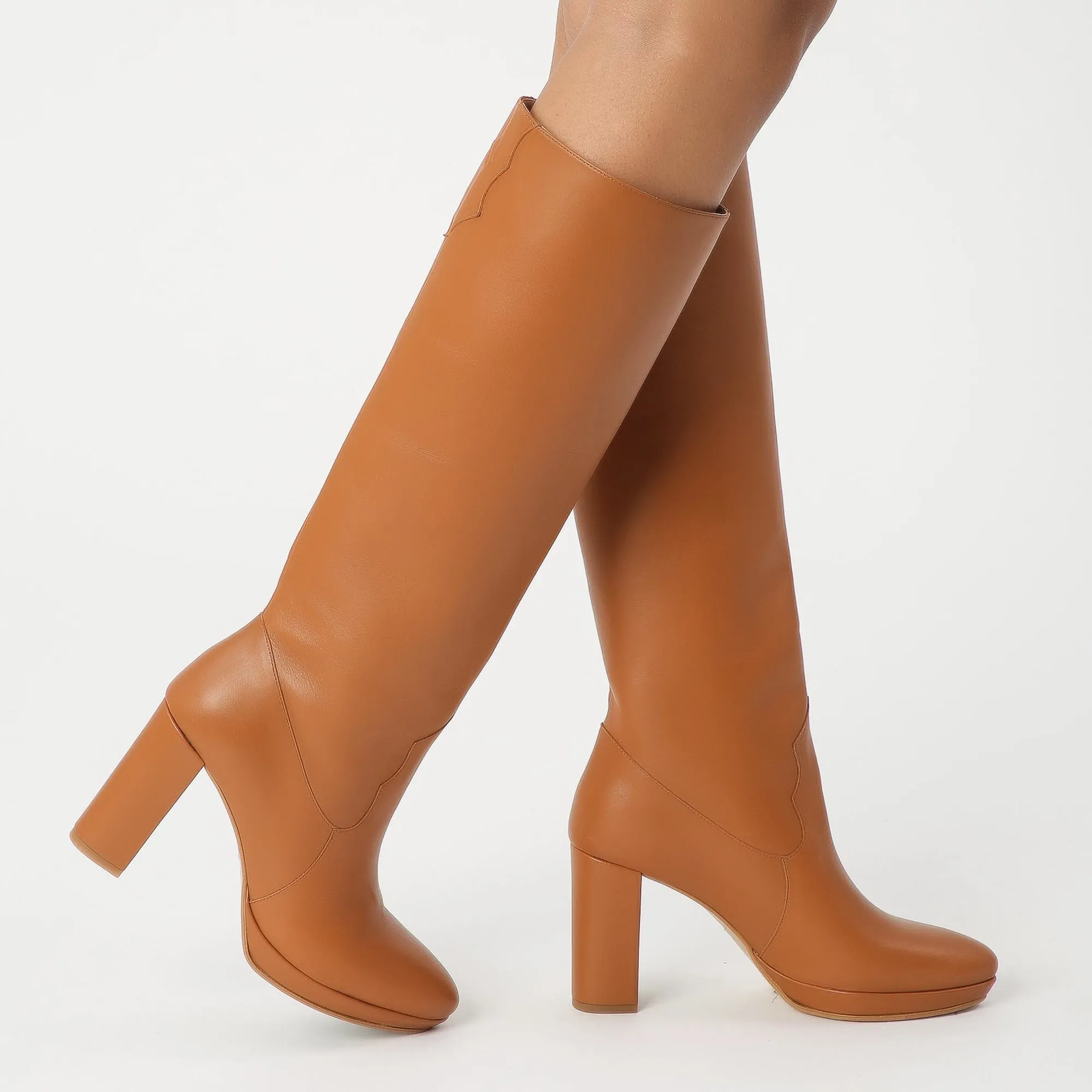LEONIE high boot - cuoio