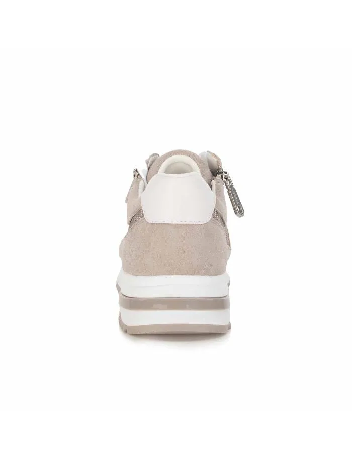 Marc Cain S Soft Champagne Beige Trainers QB SH.02 L05 641