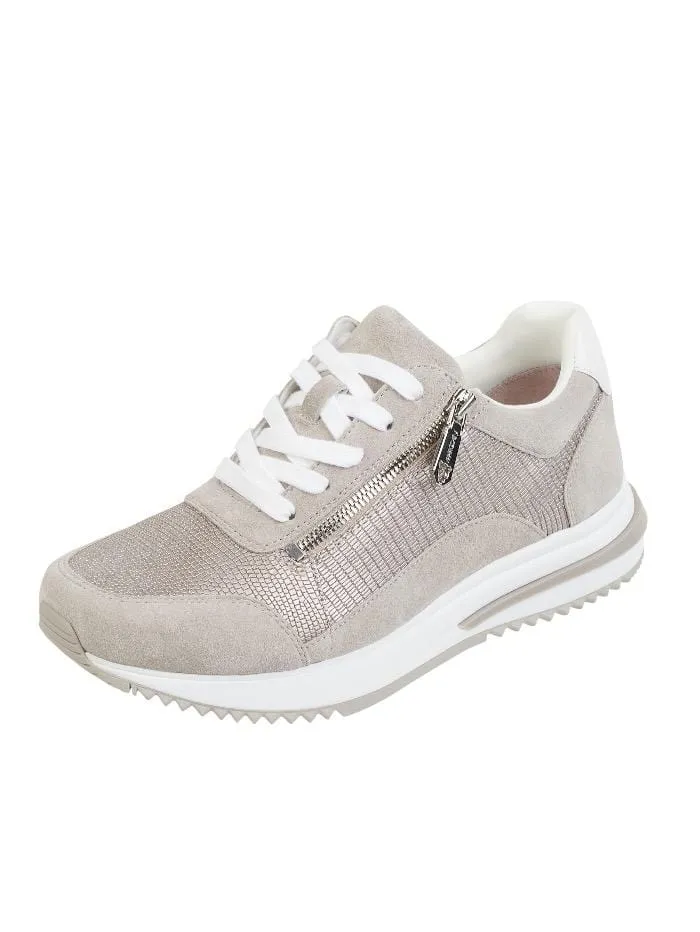 Marc Cain S Soft Champagne Beige Trainers QB SH.02 L05 641