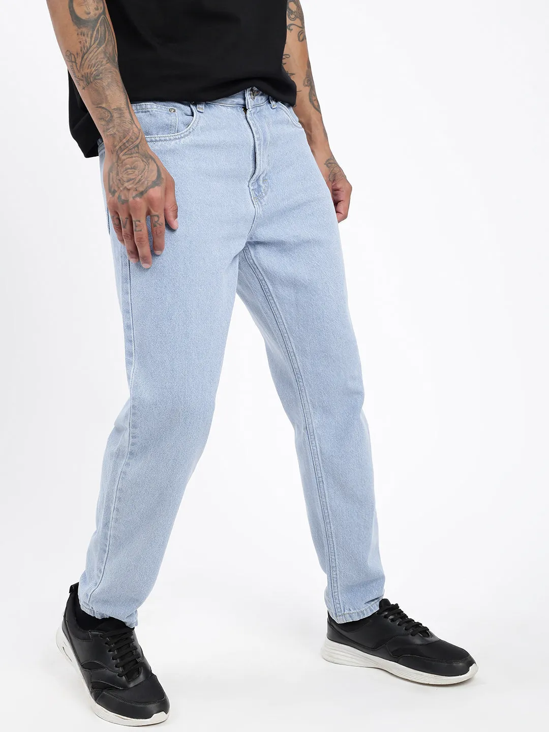 Men Blue Comfort Straight Fit Jeans
