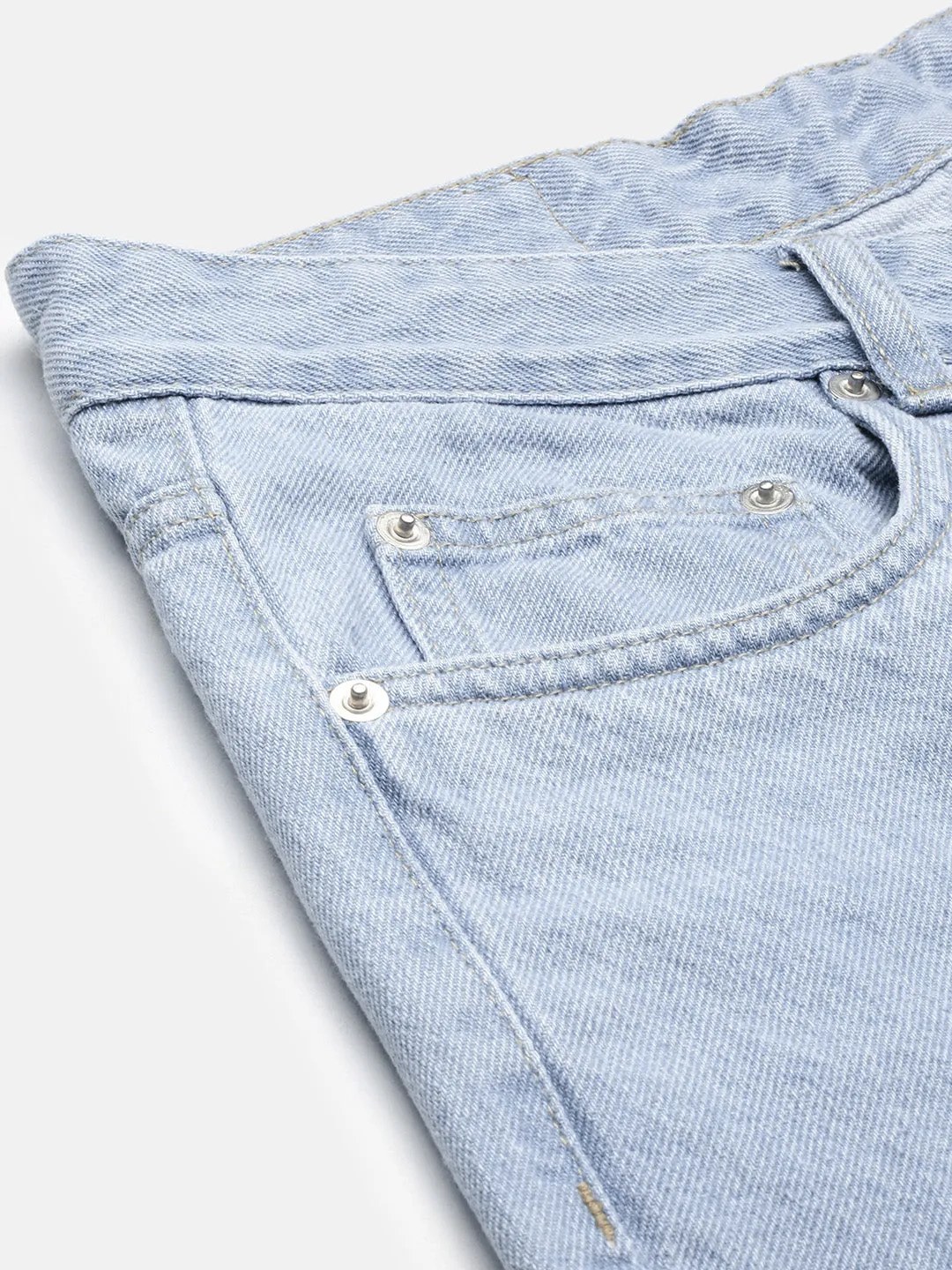 Men Blue Comfort Straight Fit Jeans