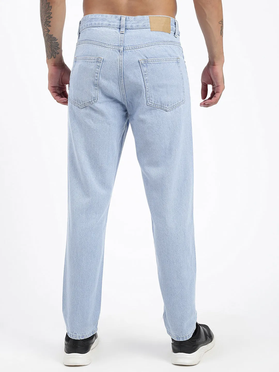 Men Blue Comfort Straight Fit Jeans