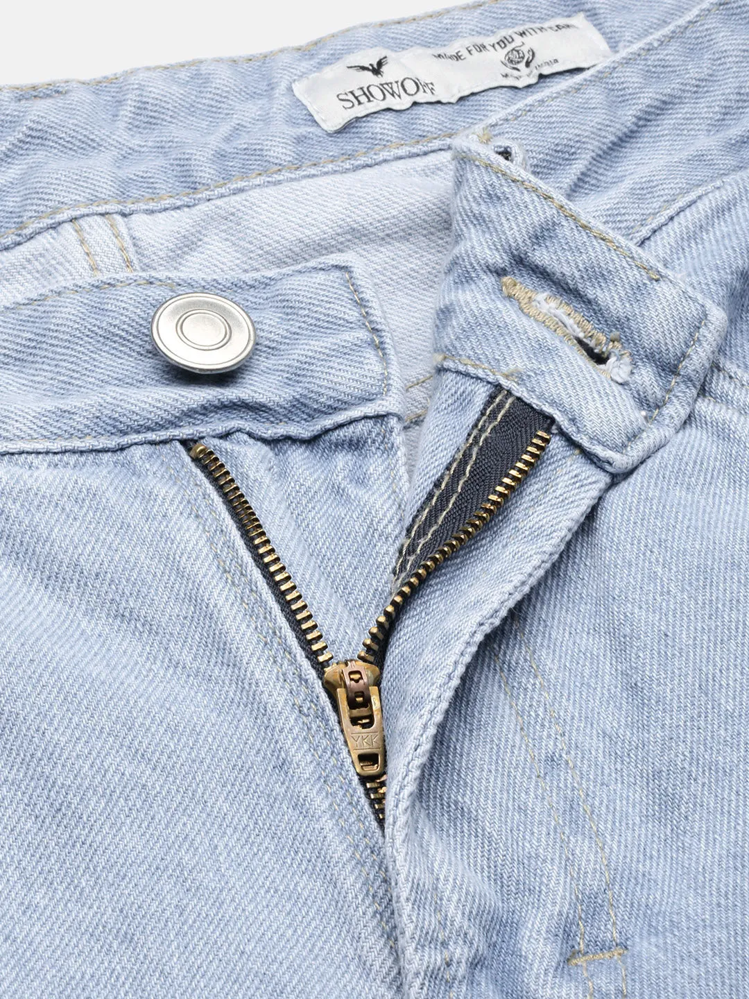 Men Blue Comfort Straight Fit Jeans