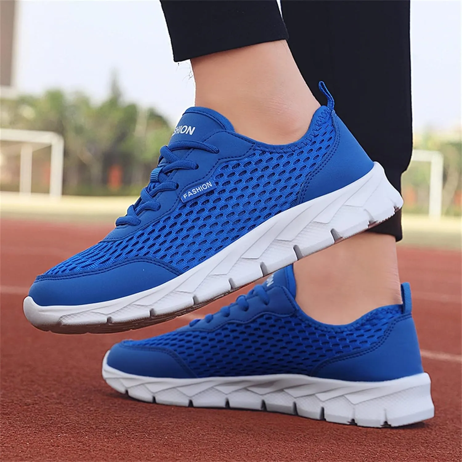 Men's Casual Dress Sneakers Oxfords Business Mesh Breathable Mens Tennis Shoes Breathable Women's Shoes Casual White Platform Sneakers Red Tennis Shoe Cross Trainer Shoe