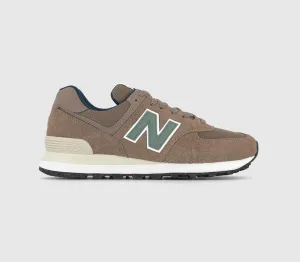 New Balance 574 Brown Brown Green Uk Size 8
