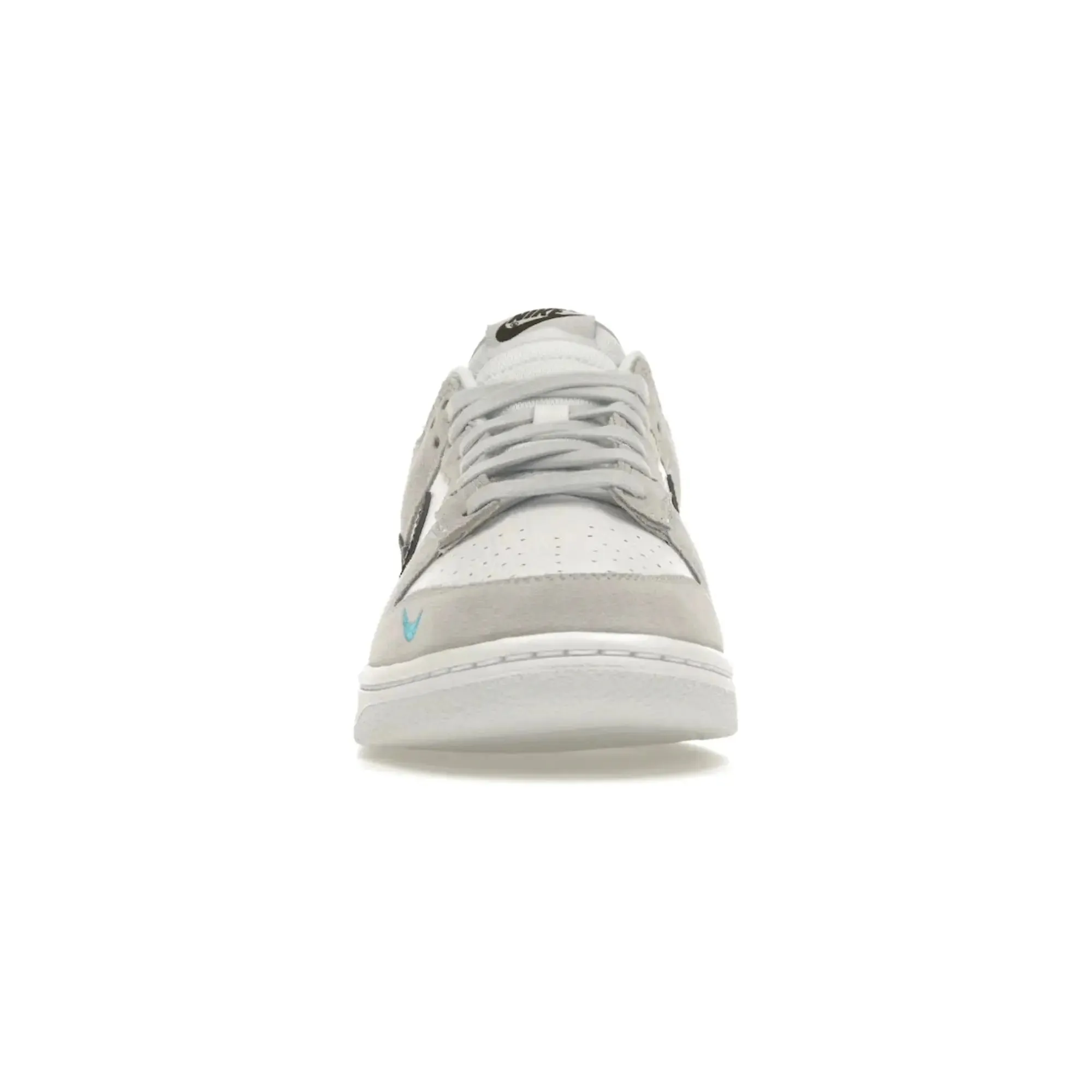 Nike Dunk Low "White Grey Navy Aqua Mini Swoosh"