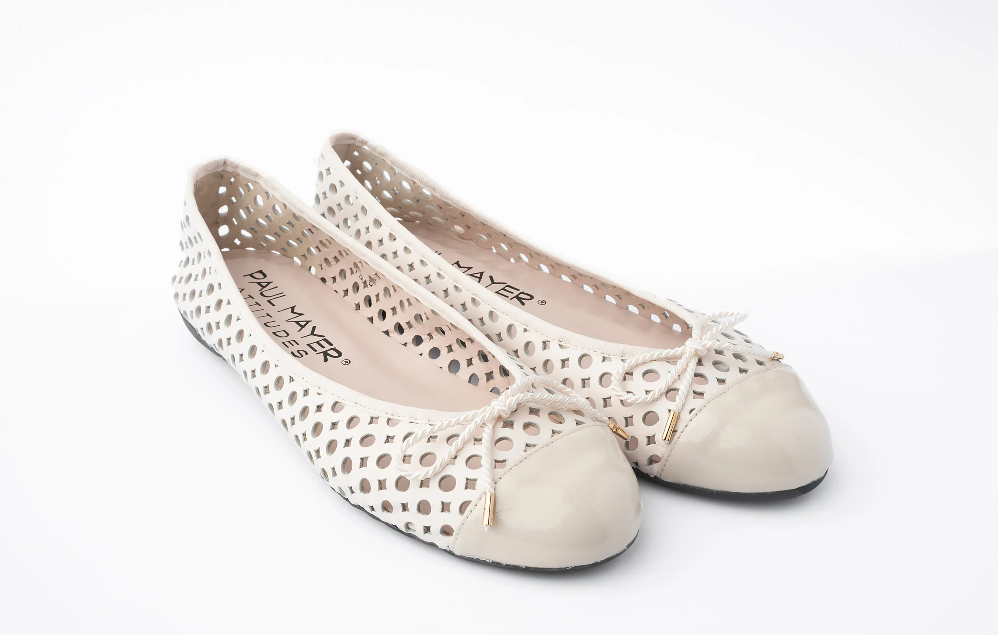 PAUL MAYER - BRANDY - PATENT MARFIL NAPPA MARFIL