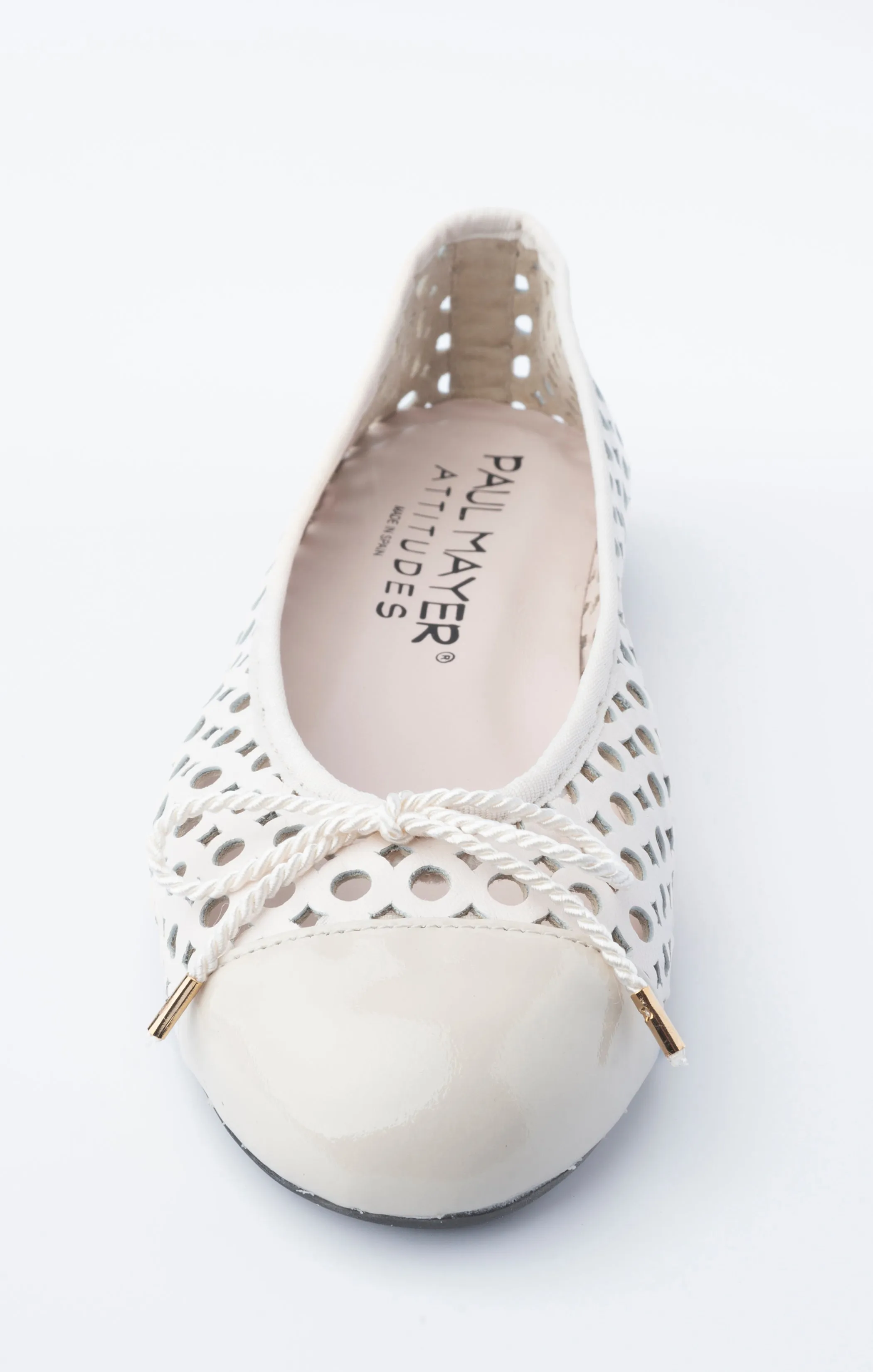 PAUL MAYER - BRANDY - PATENT MARFIL NAPPA MARFIL