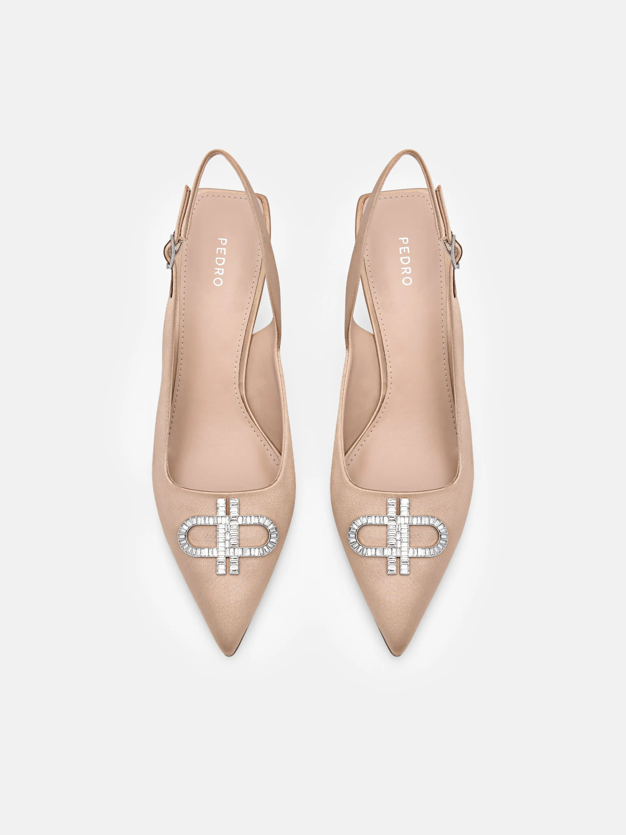PEDRO Icon Satin Pumps