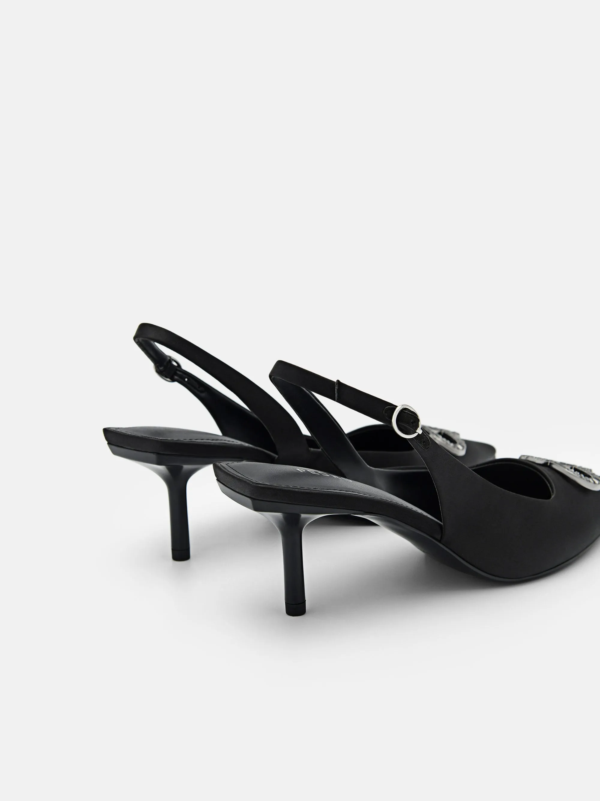 PEDRO Icon Satin Pumps