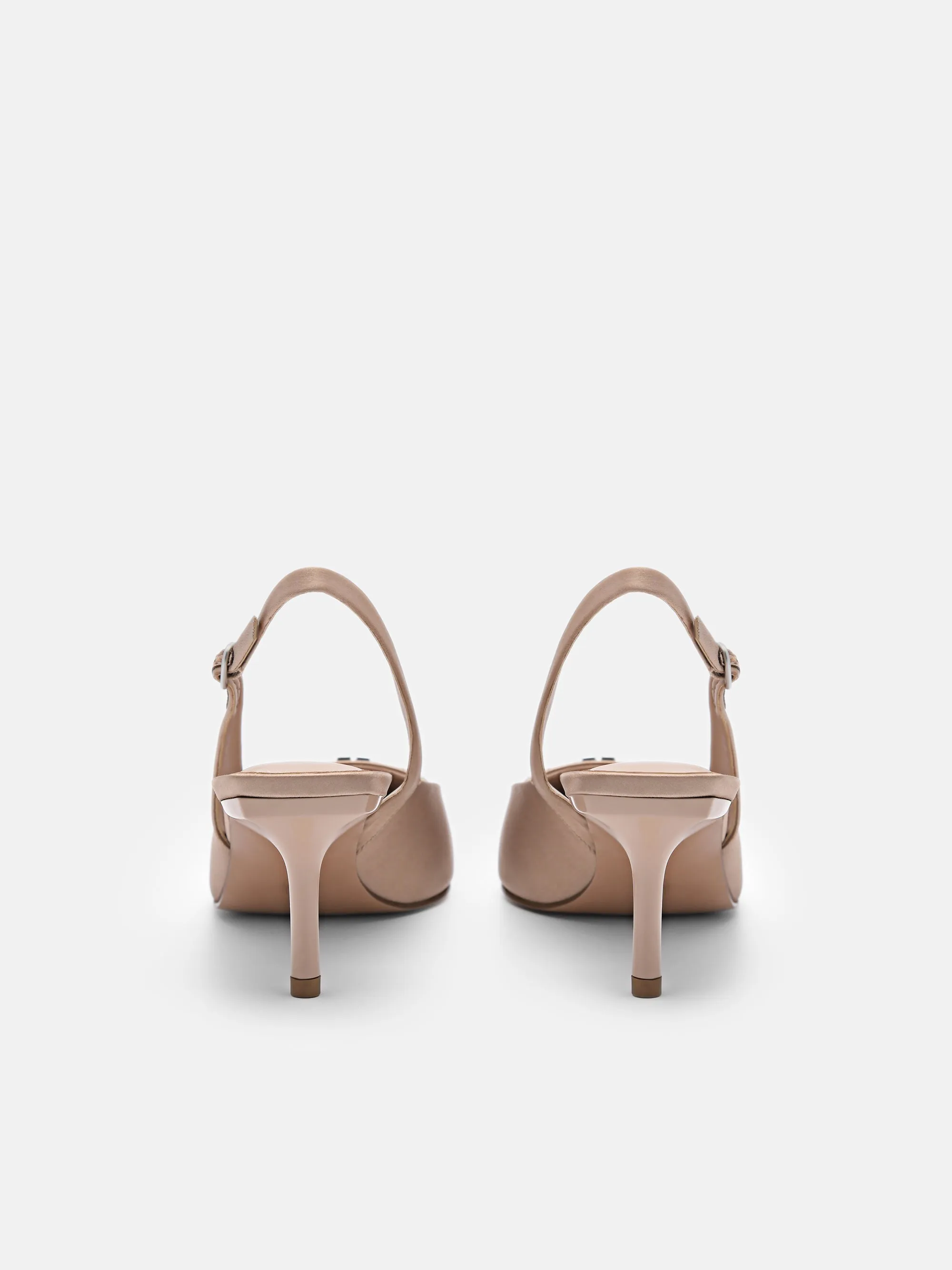 PEDRO Icon Satin Pumps