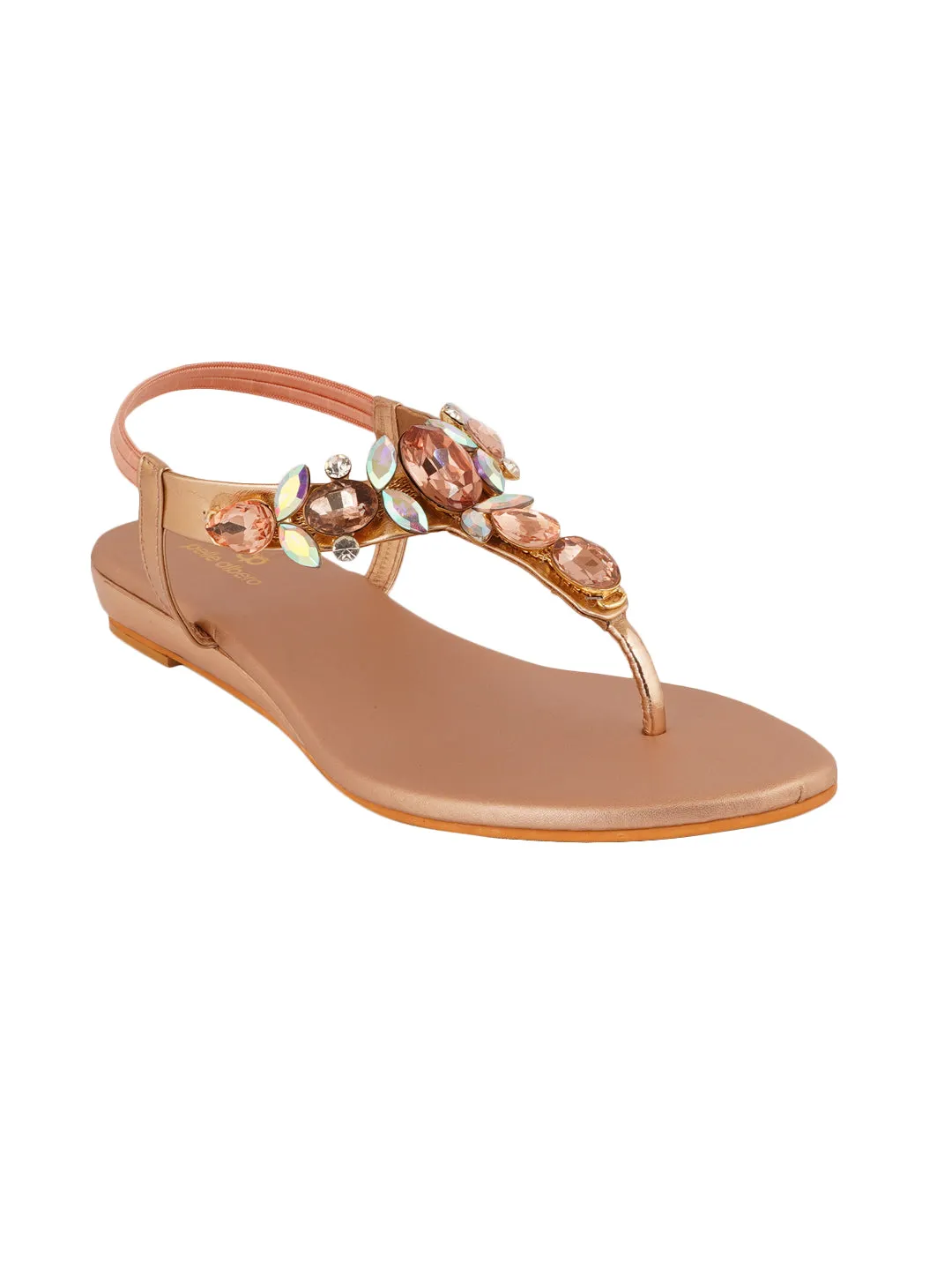 Pelle Albero Pink Casual Slip-On Sandal For Girl's/Women