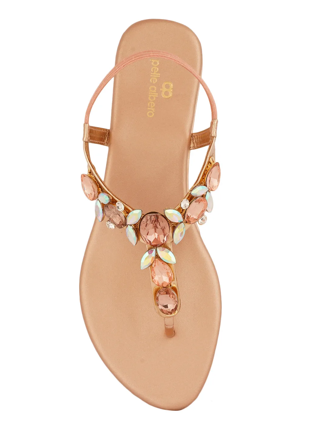 Pelle Albero Pink Casual Slip-On Sandal For Girl's/Women