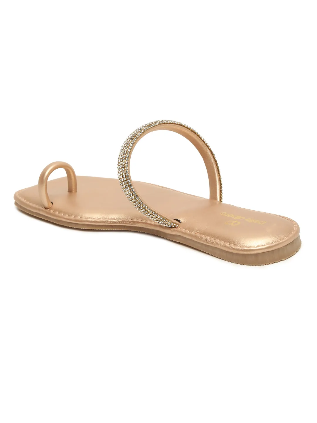 Pelle Albero Pink Flats For Women