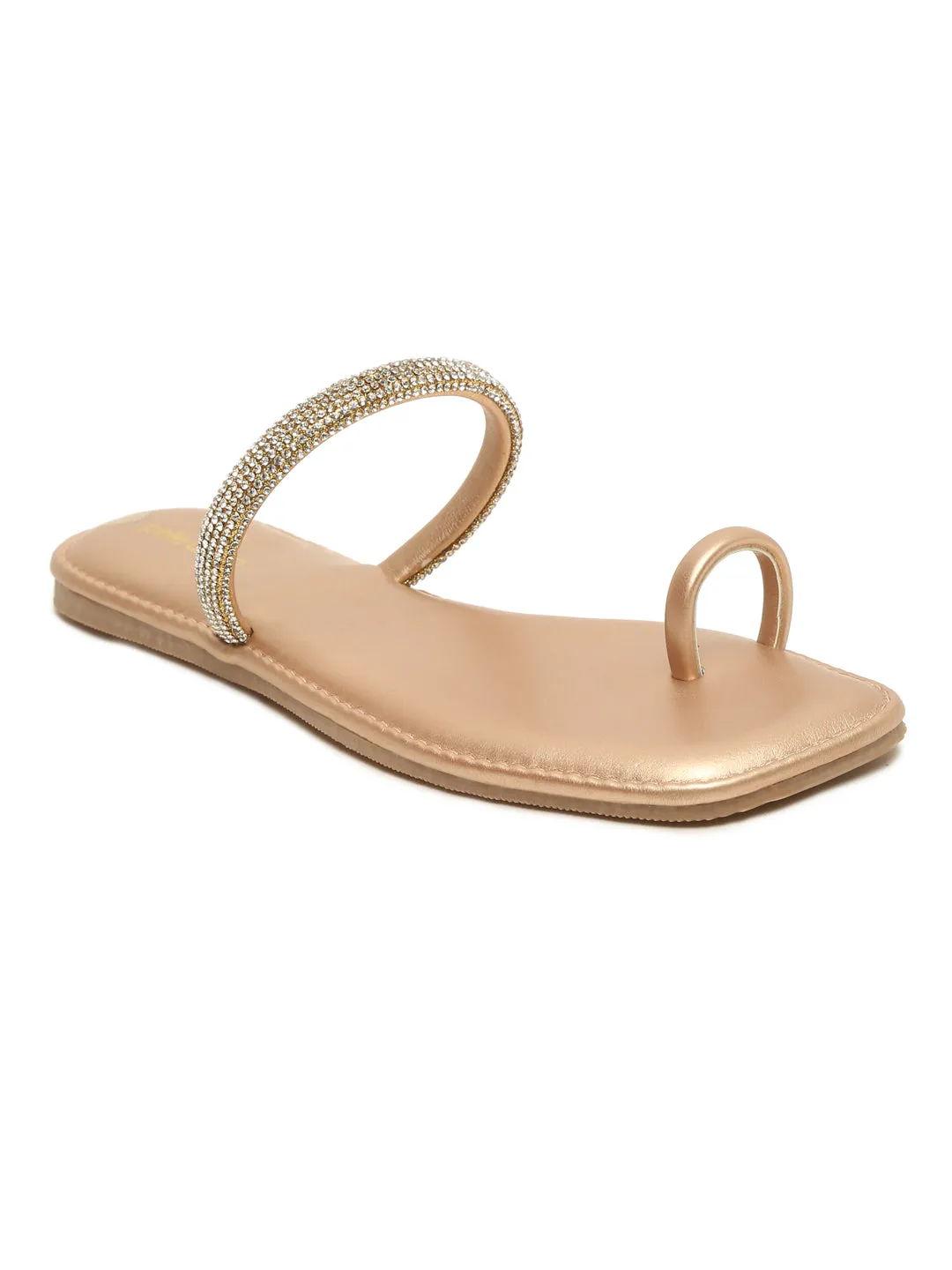Pelle Albero Pink Flats For Women