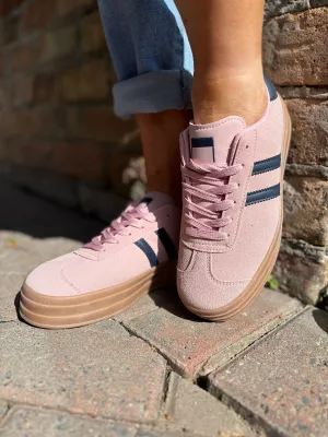 Pink Designer Inspired Platform Trainer