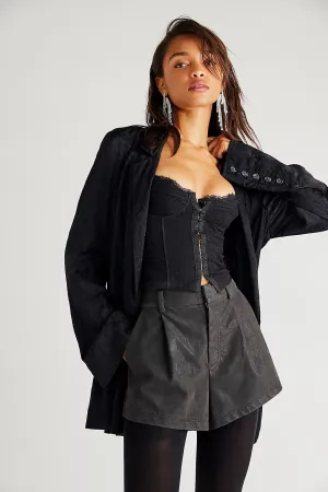 Roma Vegan Suede Shorts