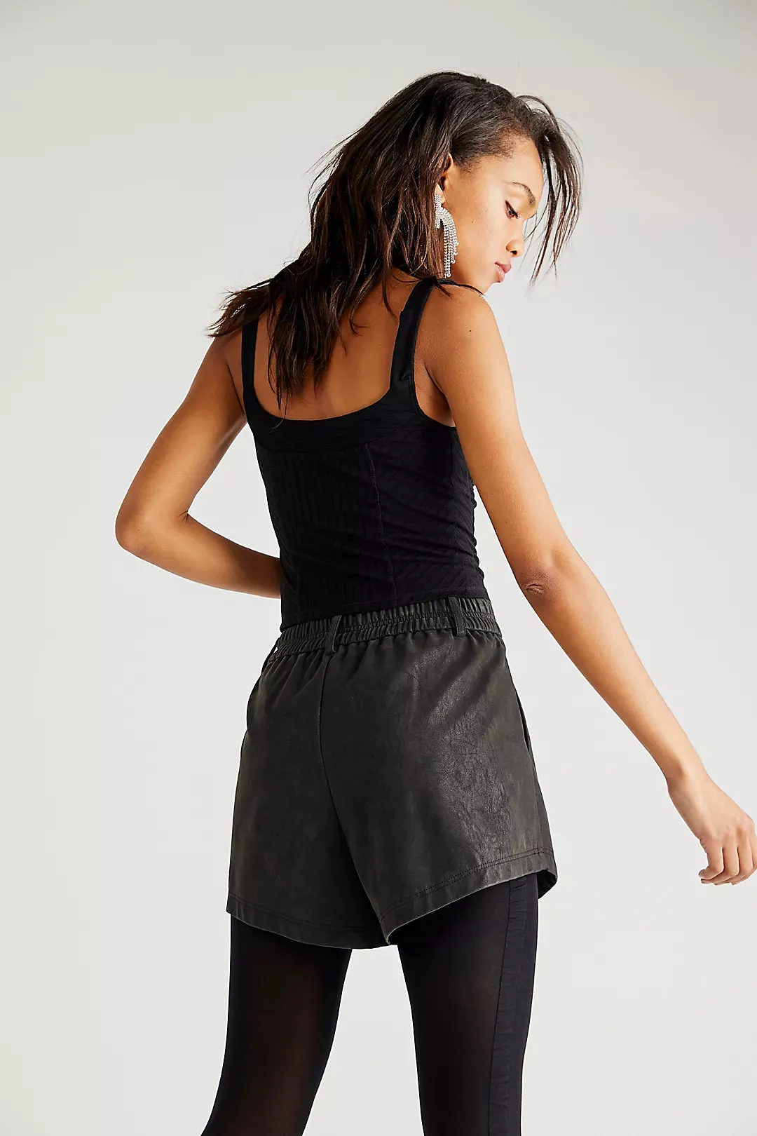 Roma Vegan Suede Shorts