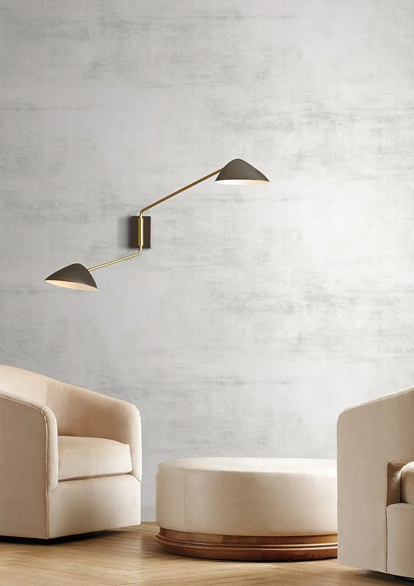 Salt Flats Wallpaper // White & Grey