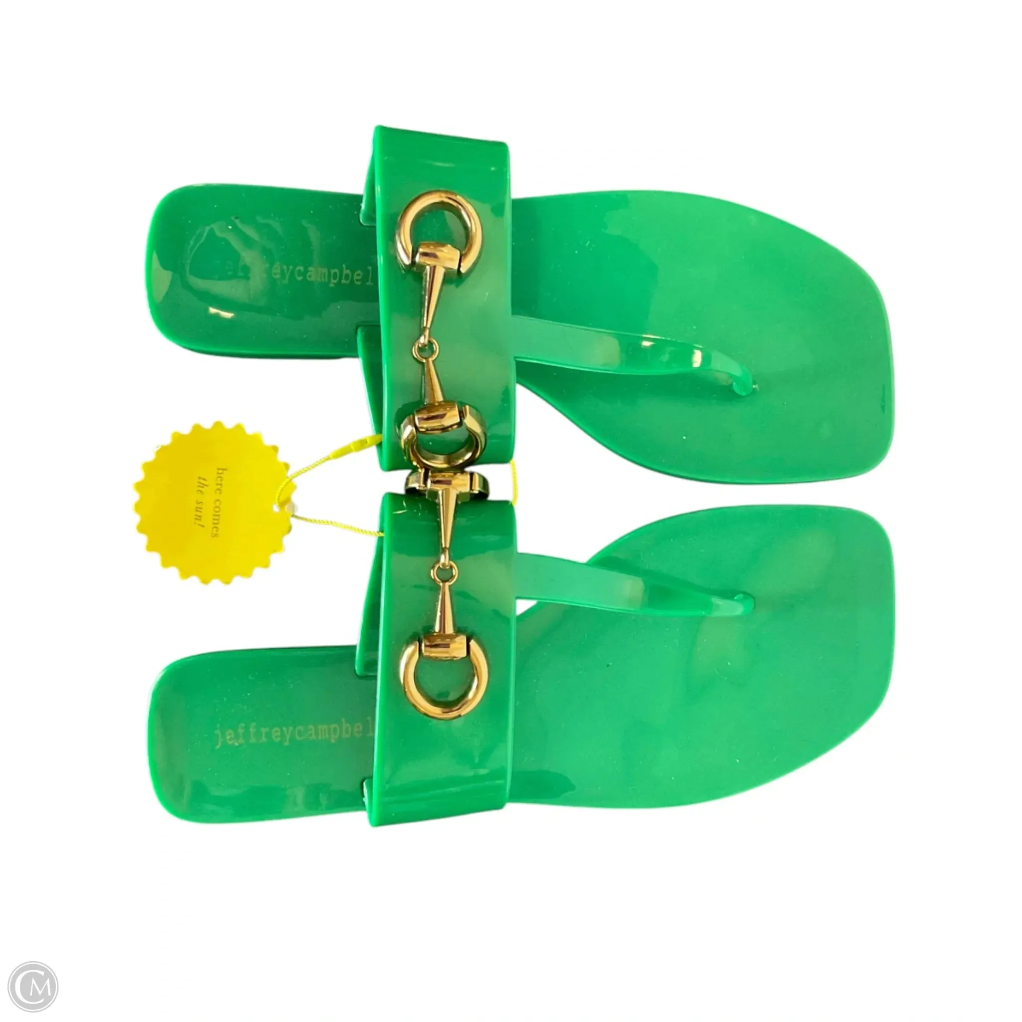 Sandals Flats By Jeffery Campbell In Green, Size: 6