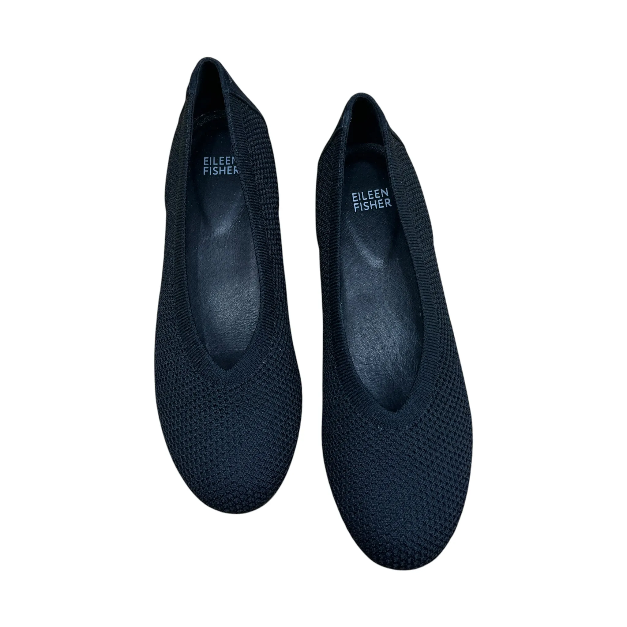 Shoes Flats By Eileen Fisher In Black, Size:8
